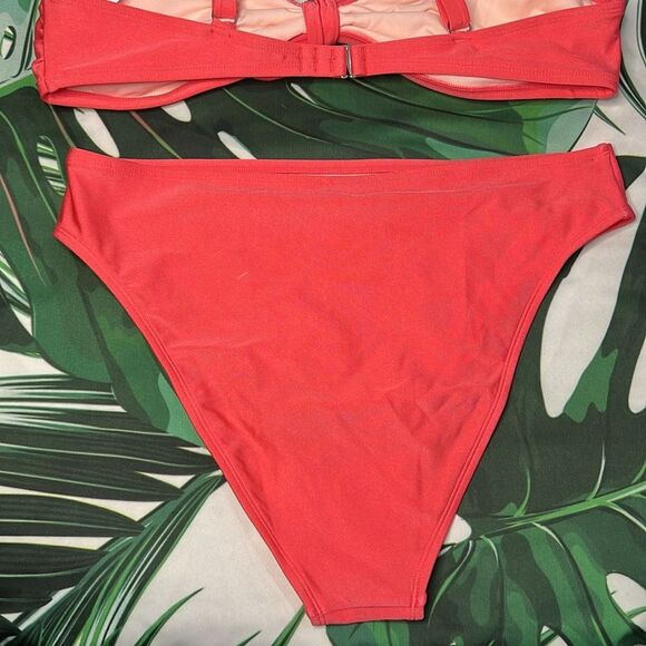 Cupshe pink, two-piece bikini - Picture 6 of 7